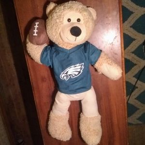 Teddy Bear with NFL Philadelphia Eagles Jersey